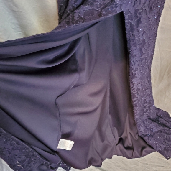 City Triangle evening gown dark blue Size Juniors 11 - Picture 13 of 16